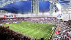 Eleven Park soccer stadium Indianapolis, Indy Eleven, Keystone Group, Populous _Bowl Eleven Park soccer stadium Indianapolis, Indy Eleven, Keystone Group, Populous _Bowl