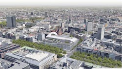 Calatrava Boulevard retail and office development, KO Southwest Perspective, by Santiago Calatrava and CENTRUM Group Calatrava Boulevard retail and office development, KO Southwest Perspective, by Santiago Calatrava and CENTRUM Group