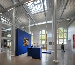 Large Windows And Skylights Let Natural Light Into The Center's Gallery The Facility Also Includes Space For Rehearsals And Performances Below) Large Windows And Skylights Let Natural Light Into The Center's Gallery The Facility Also Includes Space For Rehearsals And Performances Below)