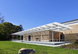 The exterior of the David Rockefeller Cultural Arts Center The exterior of the David Rockefeller Cultural Arts Center