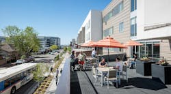 Accessible rooftop area for multifamily space Accessible rooftop area for multifamily space