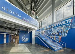 Georgia State University Convocation Center, by Perkins&Will Photo by James Steinkamp Georgia State University Convocation Center, by Perkins&Will Photo by James Steinkamp