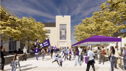 University of St. Thomas Lee and Penny Anderson Arena Renderings courtesy Ryan Companies, Crawford Architects Grand Avenue Entry View University of St. Thomas Lee and Penny Anderson Arena Renderings courtesy Ryan Companies, Crawford Architects Grand Avenue Entry View