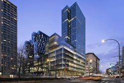 The John A Paulson Center At New York University Is A Multipurpose Building That Includes Three Residential Towers And 58 Flexible Classrooms The John A Paulson Center At New York University Is A Multipurpose Building That Includes Three Residential Towers And 58 Flexible Classrooms
