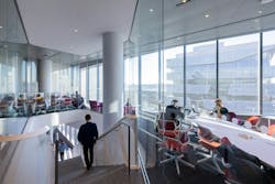 Columbia University’s new 492,000-sf Business School is housed in two buildings located at Columbia’s distinctly urban Manhattanville campus in New York City. Photo Iwan Baan Columbia University’s new 492,000-sf Business School is housed in two buildings located at Columbia’s distinctly urban Manhattanville campus in New York City. Photo Iwan Baan