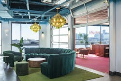 Workplace HQ for party clothing company Shinesty celebrates its bold, whimsical products Workplace HQ for party clothing company Shinesty celebrates its bold, whimsical products
