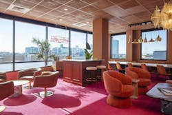 Workplace HQ for party clothing company Shinesty celebrates its bold, whimsical products Workplace HQ for party clothing company Shinesty celebrates its bold, whimsical products