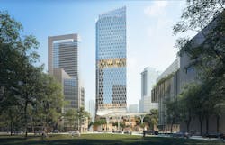 NBBJ-designed Keppel South Central tower in Singapore aims to reimagine work with restorative, outdoor spaces. Courtesy NBBJ NBBJ-designed Keppel South Central tower in Singapore aims to reimagine work with restorative, outdoor spaces. Courtesy NBBJ