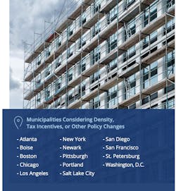 Several cities reconsider density regs Several cities reconsider density regs