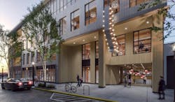 Exterior, artist's rendering of 609 Ponce office loft Exterior, artist's rendering of 609 Ponce office loft