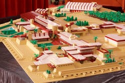 Frank Lloyd Wright Lego Taliesin West Model Designboom 03 Frank Lloyd Wright Lego Taliesin West Model Designboom 03