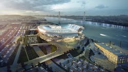 2 Stl Stadium Overall Aerial From South Credit Hok 2 Stl Stadium Overall Aerial From South Credit Hok