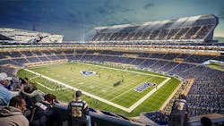 6 Stl Stadium Bowl Interior Looking North Credit Hok 6 Stl Stadium Bowl Interior Looking North Credit Hok