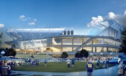 4 Stl Stadium South Entrance Plaza Credit Hok 4 Stl Stadium South Entrance Plaza Credit Hok