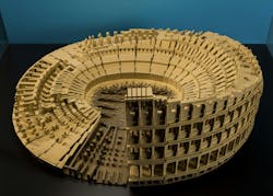 Brick By Brick Colosseum Top View Brick By Brick Colosseum Top View