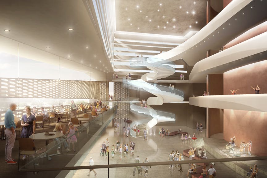 Diamond Schmitt Unveils Designs For Buddy Holly Hall Performing Arts ...