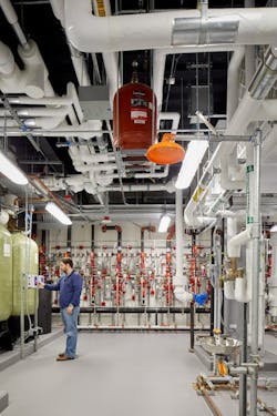 Part of the mechanical/electrical works inside the Operations Center Part of the mechanical/electrical works inside the Operations Center