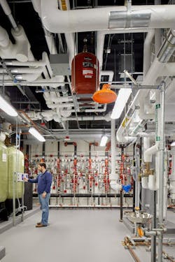 Part of the mechanical/electrical works inside the Operations Center Part of the mechanical/electrical works inside the Operations Center