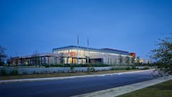 The exterior of the Bexar Metro 911 Regional Operations Center The exterior of the Bexar Metro 911 Regional Operations Center