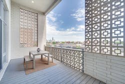 A balcony at Common Damen A balcony at Common Damen