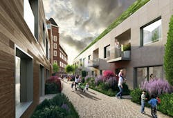 A Rendering Of Some Of The Homes At Nieuw Bergen From Mvrdv A Rendering Of Some Of The Homes At Nieuw Bergen From Mvrdv