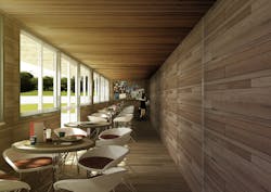 The interior of the dining area at Lego Lunch The interior of the dining area at Lego Lunch