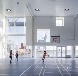 A gym space at CIS Nordhavn A gym space at CIS Nordhavn