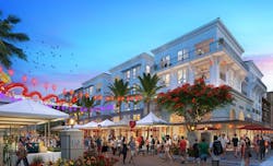 Bolsa Row's apartment complex Bolsa Row's apartment complex