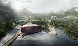 The waterfront promenade of the Kolos data center The waterfront promenade of the Kolos data center