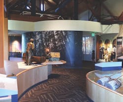 Some of the exhibits in the Harriet Tubman Underground Railroad Visitor Center Some of the exhibits in the Harriet Tubman Underground Railroad Visitor Center