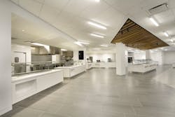 A dining hall in the new Recreation and Student Center A dining hall in the new Recreation and Student Center