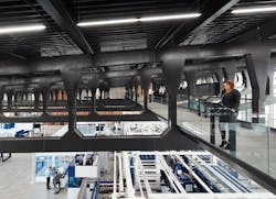 The Skywalk in the TRUMPF smart facility The Skywalk in the TRUMPF smart facility