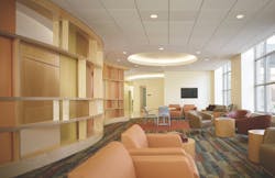 A community space in the Center for Wounded Veterans at U of I A community space in the Center for Wounded Veterans at U of I