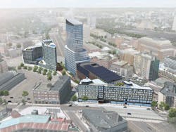 Fenway Center view west Fenway Center view west