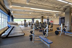 The LINC's fitness center The LINC's fitness center