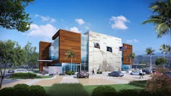 Exterior view from Memorial Park Exterior view from Memorial Park