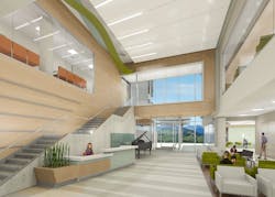 Interior of the new VA Outpatient Clinic San Jose Interior of the new VA Outpatient Clinic San Jose