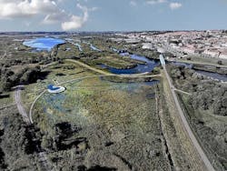 Aerial rendering of Stork Meadow Aerial rendering of Stork Meadow