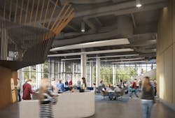 Interior uf UIC's new living/learning complex Interior uf UIC's new living/learning complex