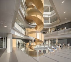 Atrium and stair Atrium and stair