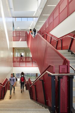 Central stair in the Spark Central stair in the Spark