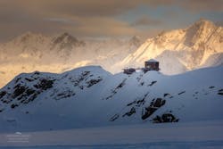 The Sheldon Chalet as it sits in the Don Sheldon Amphitheater The Sheldon Chalet as it sits in the Don Sheldon Amphitheater