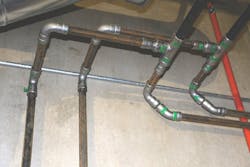 Braconier used additional Viega products to cut costs Braconier used additional Viega products to cut costs