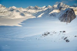 Aerial image of the Sheldon Chalet Aerial image of the Sheldon Chalet