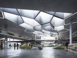 Atria in the Landsbankinn building Atria in the Landsbankinn building