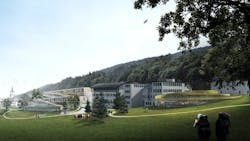 The Audemars Piguet hotel des Horlogers in summer The Audemars Piguet hotel des Horlogers in summer