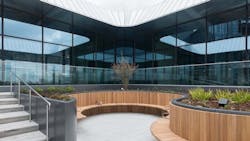 Social amenity space at BBC Wales HQ Social amenity space at BBC Wales HQ