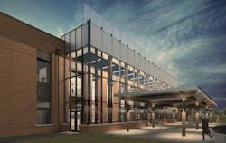 Rendering of CHQC exterior Rendering of CHQC exterior