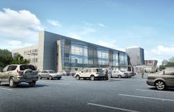 VA clinic exterior northeast during the day VA clinic exterior northeast during the day