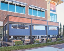 Lowering motorized screen Lowering motorized screen